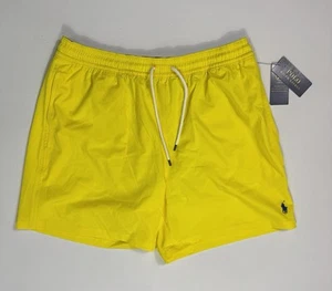 Bañador Polo Ralph Lauren XL para hombre 6" entrepierna amarillo nuevo con etiquetas malla forrada playa - Imagen 1 de 13