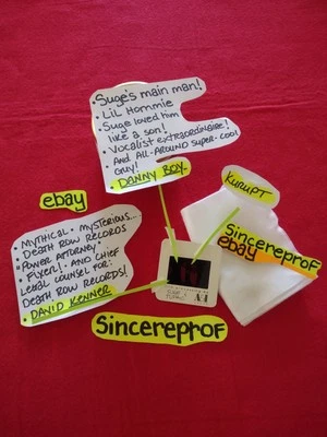 Tupac Pac Suge Knight David Kenner Kurupt Death Row Records Original Diapositiva Foto Foto 1 de 4