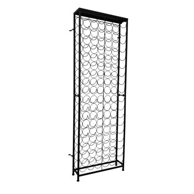 Supporto Metallo 108 Bottiglie Vino Cantinetta Cantina Portabottiglie vidaXL - Immagine 1 di 4