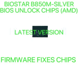 BIOSTAR B850M-SILVER, NO PASSWORD FIRMWARE FIXES BIOS CHIP LATEST VERSION (AMD) - Afbeelding 1 van 1