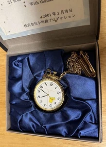 Orologio da tasca vintage pikachu pokemon il film 2000 giapponese raro - Foto 1 di 6