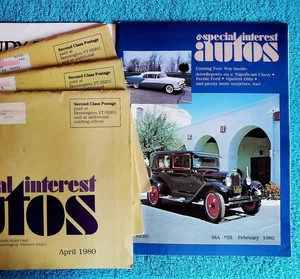 1980 Special-Interest Autos 4 Magazines~SIA 55 56 57 58~Feb, April, June, August - Picture 1 of 5