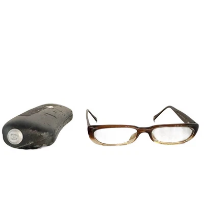 CHANEL Brown Gradient Frame Women's Glasses Transparent Lens - Image 1 of 4
