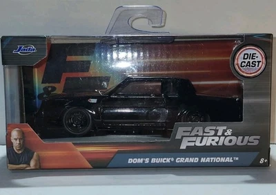 1/32 Fast and Furious Doms 别克 Grand National 黑色 彩色 全新带盒  — 第 1/4 张图片