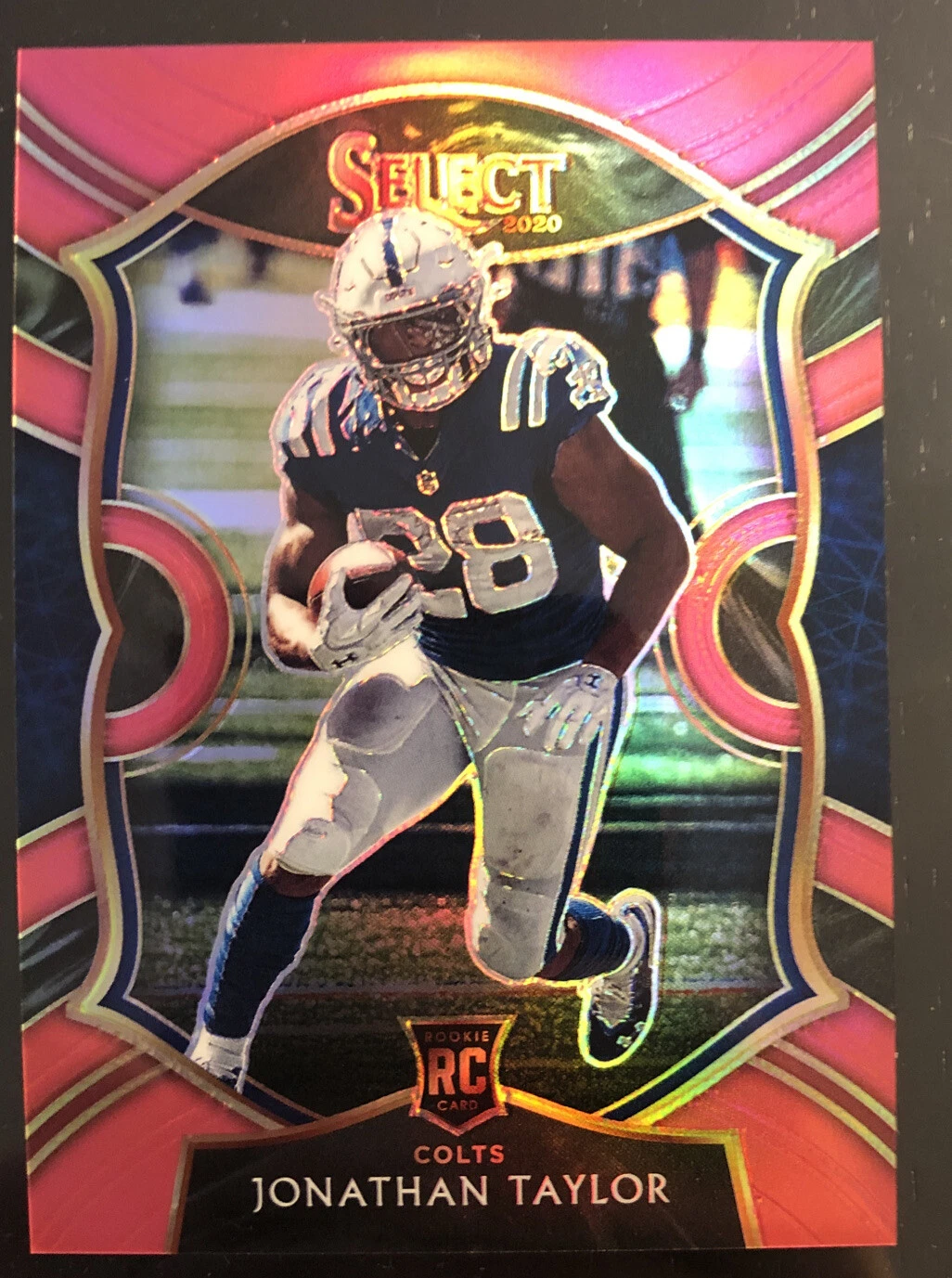 2020 Panini Select JONATHAN TAYLOR Rookie RC Concourse #53 Colts Pink 7 Out 10