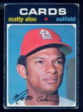 1971 TOPPS OPC O PEE CHEE MLB BASEBALL #720 Matty Alou EX St.Louis Cardinals