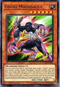 Gouki Moonsault CYHO-EN003 Yu-Gi-Oh! Light Play 1st Edition - Picture 1 of 1