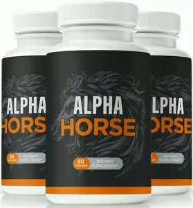 (3 Pack) Alpha Horse Pills for Men, Alpha Horse Male for Ed & Vitality - Picture 1 of 11