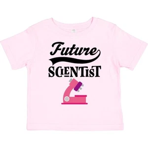 Inktastic Future Scientist Girls Science Toddler T-Shirt Childs Clothing Gift - Picture 1 of 8