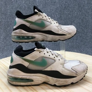 Nike Sneakers Womens 7.5 White Green Air Max 93 Dusty Cactus Athletic 307167-100 - Picture 1 of 10