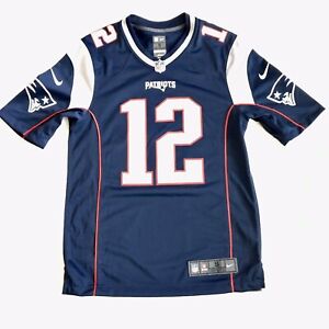 Nike New England Patriots Tom Brady On Field Jersey Stitched Signature Small