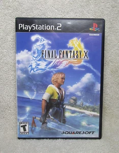 2001 PlayStation 2 FINAL FANTASY X Video Game With Manual BLACK LABEL - Picture 1 of 5