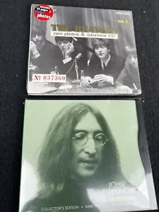 John Lennon IN HIS LIFE RARE PHOTOS & INTERVIEWS CD Sealed + Beatles Interviews - Picture 1 of 8