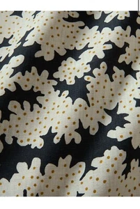 Linwood Big Top Fabric Remnants designer Linen Dominoes Navy White Per Metre New - Picture 1 of 4