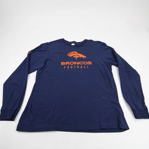 Denver Broncos Nike NFL On Field Dri-Fit Long Sleeve Shirt Men's Navy Used - Picture 1 of 5