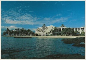 POSTCARD HI Big Island Hawaii Mauna Lani Bay Hotel 1985 NrMINT Unused - Picture 1 of 1