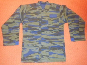 GREEK ARMY: GREEK AIR FORCE SOLDIER LIZARD BLUE CAMO JACKET - HELLAS - Picture 1 of 12