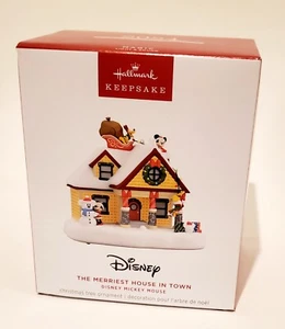 Hallmark Andenken Ornament 2024 Magic Disney Das fröhlichste Haus der Stadt - Bild 1 von 5