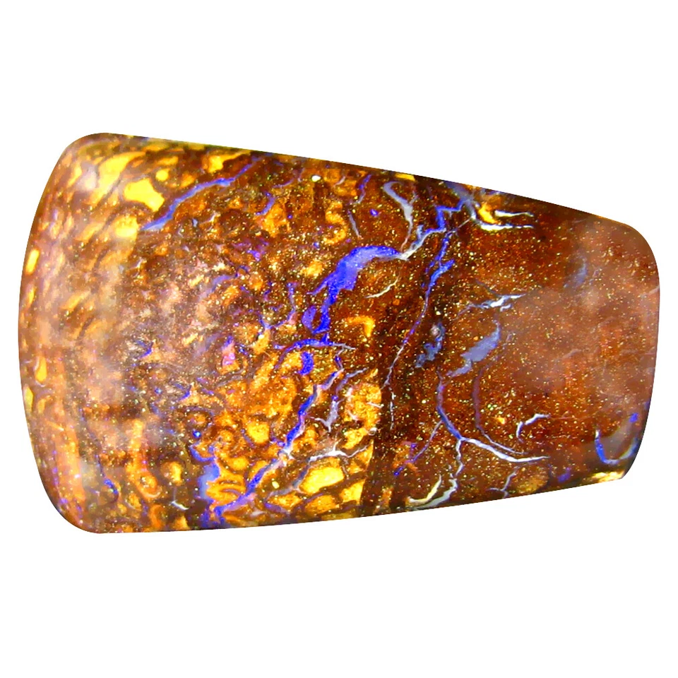 22.14 ct Fancy Cabochon Shape (23 x 14 mm) Australian Koroit Boulder Opal - Image 1 of 1