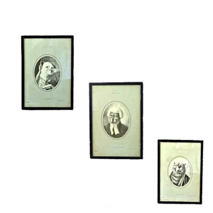 3 antique dog legal prints Shakespeare quote lawyer Walter James Allen artist - Picture 1 of 9