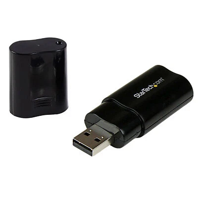StarTech.com USB Stereo Audio Adapter External Sound Card - Image 1 of 4