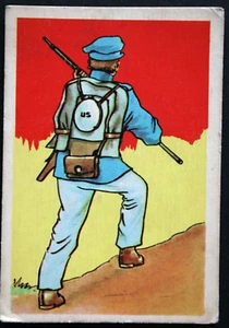 UNITED STATES INFANTRY Mexico 1847 Vintage 1960's Card EE15M - Picture 1 of 2