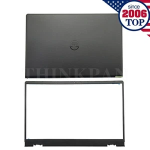 New Dell Inspiron 15 3510 3515 3520 Back Cover Lid Front Bezel 00WPN8 09WC73 US - Afbeelding 1 van 5