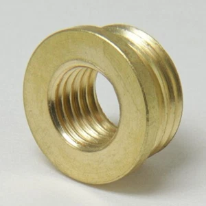 REDUCTOR DE BUJE DE LATÓN 1/8IP A 1/4-27 ROSCAS PARTE DE LÁMPARA NUEVO 55019J - Imagen 1 de 5
