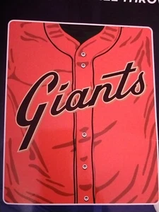 San Francisco Giants 50" x 60" MLB Jersey Design Raschel Throw Blanket Orange - Picture 1 of 4