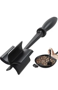 Meat Chopper, Heat Resistant Meat Masher for Ground Beef, Hamburger, 5 Blades - Picture 1 of 7