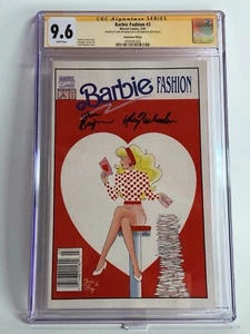 BARBIE FASHION #3 BRIGMAN COVER ART SS 2X Signed June & Roy NM 9.6 Newsstand CGC - Picture 1 of 2