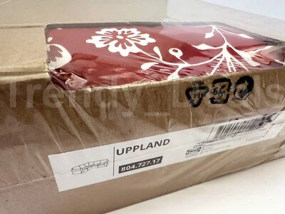 Ikea UPPLAND 4-Seat Sectional Sofa COVER Virestad Red/White 804.727.17 - NEW - Image 1 of 4