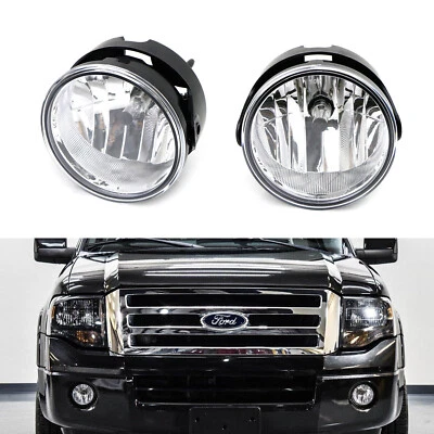 Luces antiniebla de lente transparente con bombillas halógenas para Ford Expedition 2007-14, 08-11 Ranger Foto 1 de 4