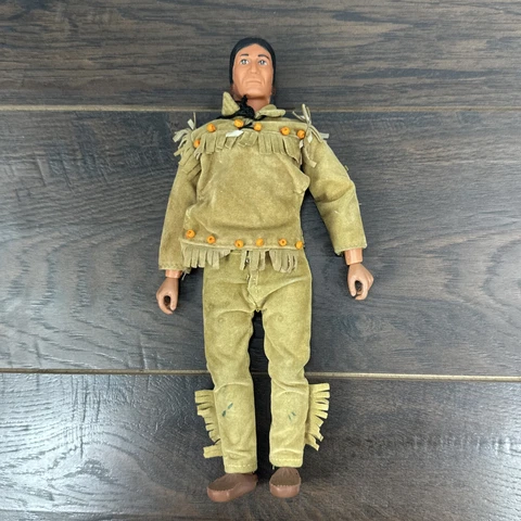 Tonto The Lone Ranger 1981 Gabriel Toys Vintage 10" Action Figure Loose Joints Cover