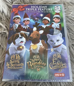 Elf Pets Holiday Triple Feature BluRay DVD Target Exclusive Reindeer Fox Bernard - Picture 1 of 12