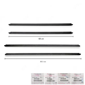 Set 4Dr Outer Weatherstrip Door Belt Fits Mitsubishi Mirage Space Star '12 - '18 - Picture 1 of 8