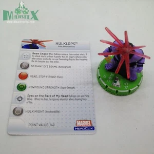Heroclix Incredible Hulk set Hulklops #047 ¡Figura de persecución con tarjeta! - Imagen 1 de 1