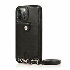 For Iphone 14 Pro Max 13 12 11 7 Card Holder Leather Case Cover+Screen Protector