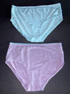 Fruit Of The Loom Girl Size 12 Y2K High Waist Modal Bikini Lot Panty Underwear - Picture 1 of 4