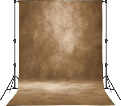 Machine-Washable 8'x10' Dark Brown Photography Backdrop for Events & Studios - Image 1 of 4