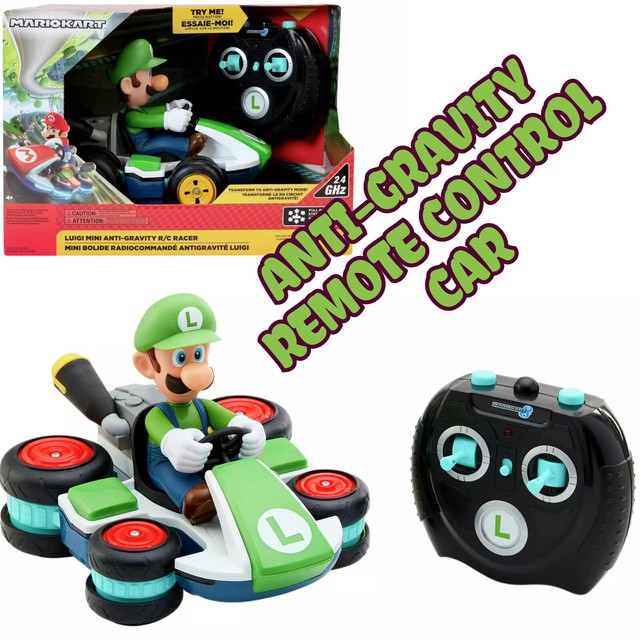 Carrinho Controle Remoto Super Mario Kart Nintendo Luigi