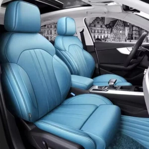 FOR 2014-2024 AUDI A3 MOTOPTES CUSTOM CAR LEATHER SEAT COVER WATERPROOF FULL SET - Picture 1 of 38