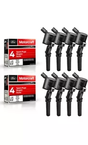 MAS Ignition Coil DG508X8 & Motorcraft Spark Plug SP479 SP479-X - Picture 1 of 11