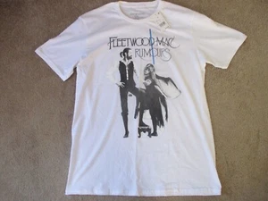 Fleetwood Mac - Rumours Album Cover Art T-Shirt, White, Lg. - "NEW" with Tags!!! - Picture 1 of 6