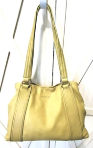 American Leather Company Val Perfect Satchel Green Smooth Shoulder bag $175 - Picture 1 of 15