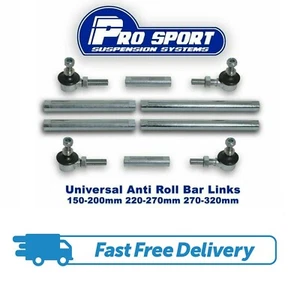 NEU PROSPORT VERSTELLBARE TROPFLINKS ANTI ÜBERROLLBÜGEL LINKS KIT 150-320 mm Audi A1 S1 - Bild 1 von 1