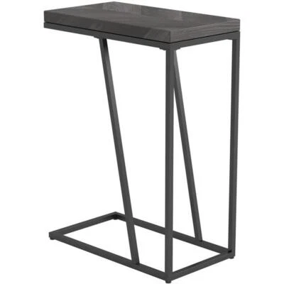 Pemberly Row Modern Rectangular Accent Table in Rustic Grey Finish - Image 1 of 4