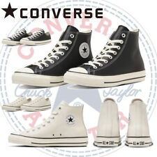 JAPAN LIMITED CONVERSE LEATHER ALL STAR R HI WHITE BLACK
