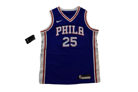 Nike Youth Boys NBA Philadelphia 76ers Ben Simmon Icon Swingman Jersey NWT S-XL Cover
