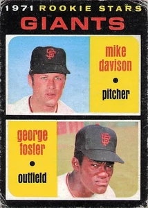 1971 Topps #276 Giants 1971 Rookie Stars (Davison / Foster) VG (edges) - Picture 1 of 2